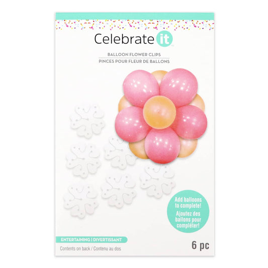 Celebrate It Balloon Flower Clips